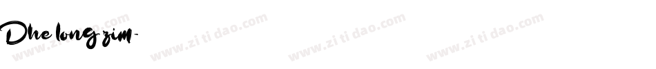 Dhe long zim字体转换